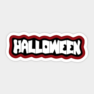 A bit 'spooky', hand-drawn HALLOWEEN ;) Sticker